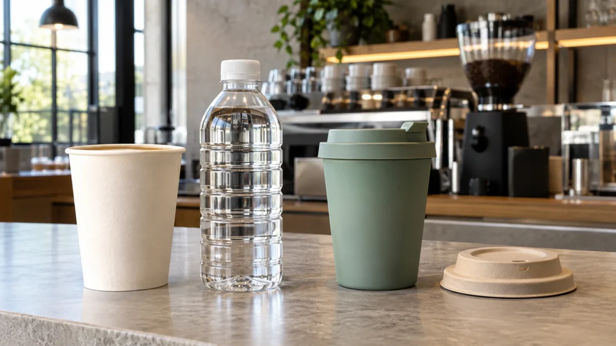 AI-generated generic editorial illustration for article 70, choose the complete drink system.