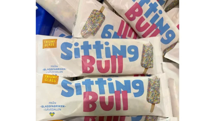 Triumf Sitting Bull ice-cream wrappers pictured in Tetra Pak’s press materials.
